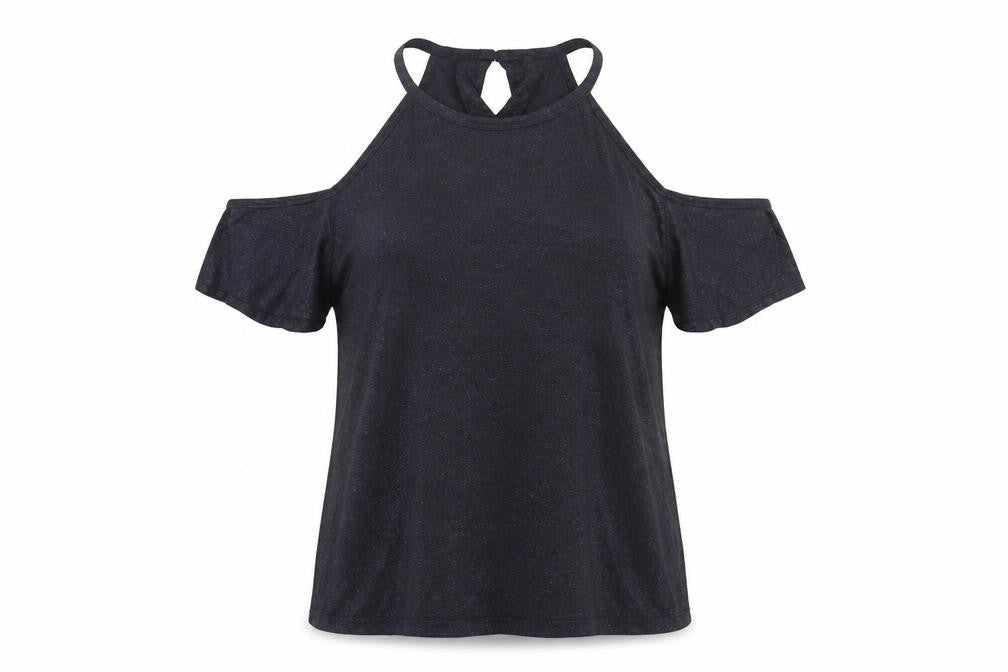 Womens UK Size 12 NEXT Black Basic T-Shirt