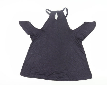 Womens UK Size 12 NEXT Black Basic T-Shirt
