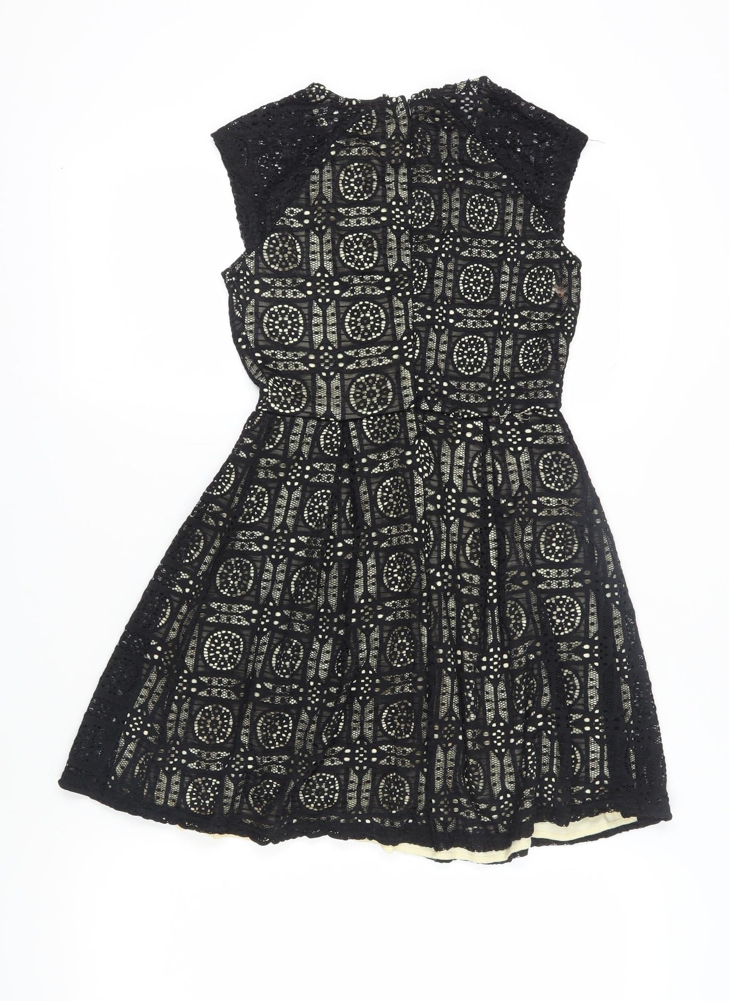 Helo Loves London Women's Black Fit & Flare Dress Size 8