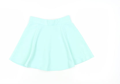 H&M Women's Blue Skater Skort Size S Casual