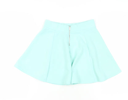 H&M Women's Blue Skater Skort Size S Casual