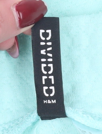 H&M Women's Blue Skater Skort Size S Casual