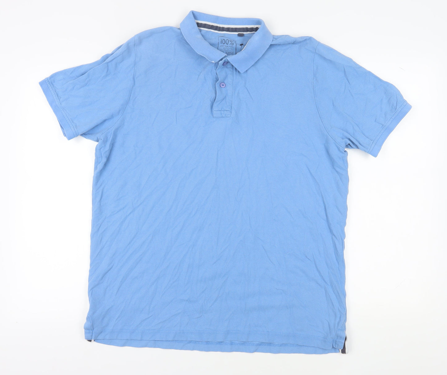 John Lewis Men's Blue XL Polo Shirt