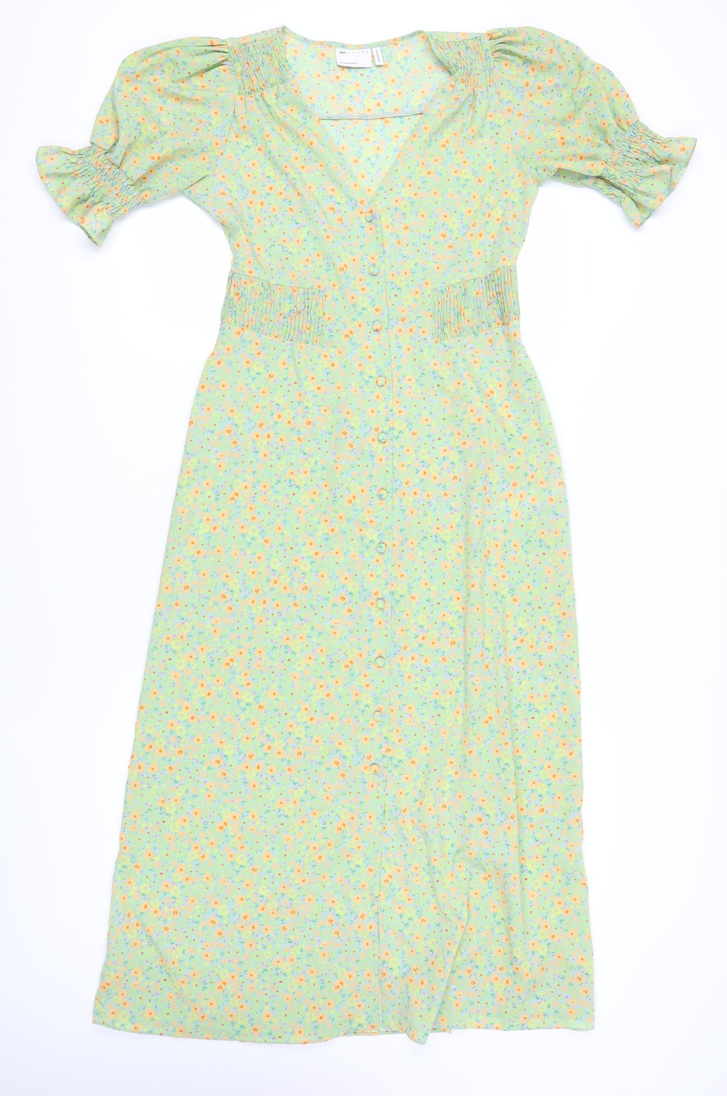 ASOS DESIGN Women Multicoloured Floral A-Line Dress