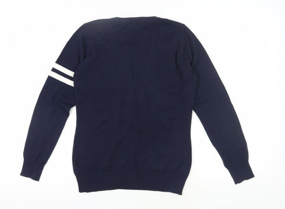 AJC Women's Blue Cardigan Size 14-16 V-Neck
