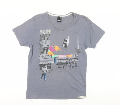 Mens UK Size M Bench Grey  T-Shirt