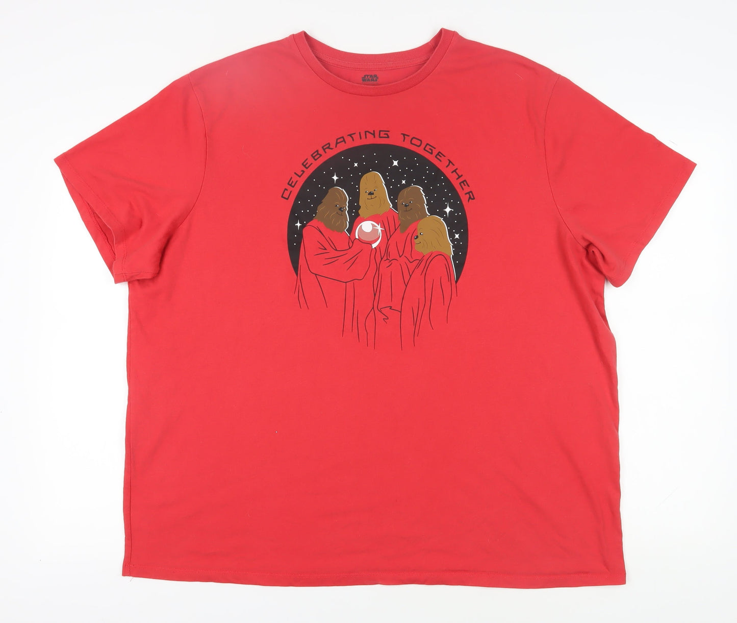 Star Wars Men's Red 2XL Movie Graphic T-Shirt