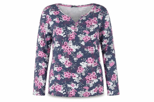 Isle Essentials Women's Floral M T-Shirt Multicoloured