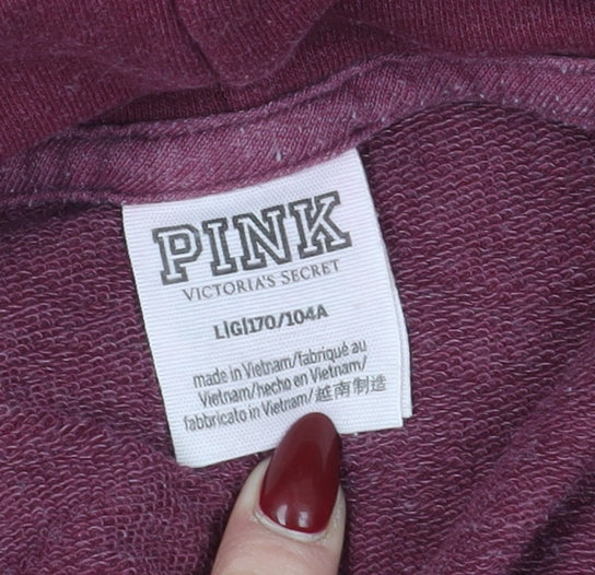 Victoria's Secret Pink Women’s Purple Oversized Sweatshirt Size L