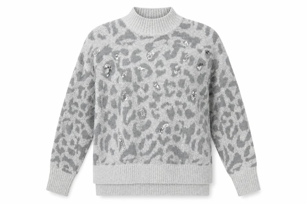 Womens UK Size M Oasis Grey Pullover Jumper