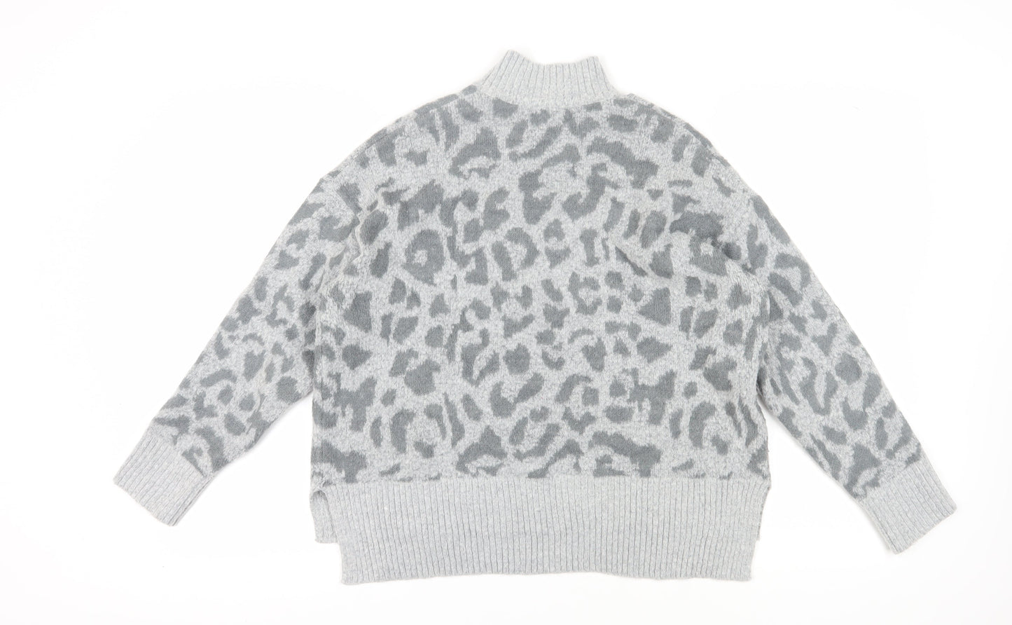 Womens UK Size M Oasis Grey Pullover Jumper