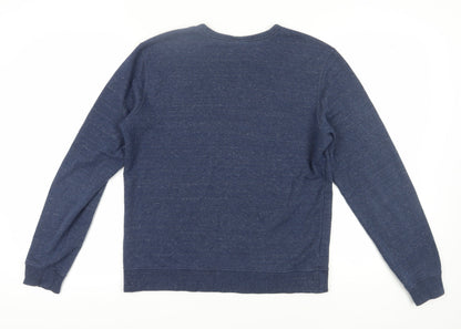 Mens UK Size L Champion Blue Pullover Sweatshirt