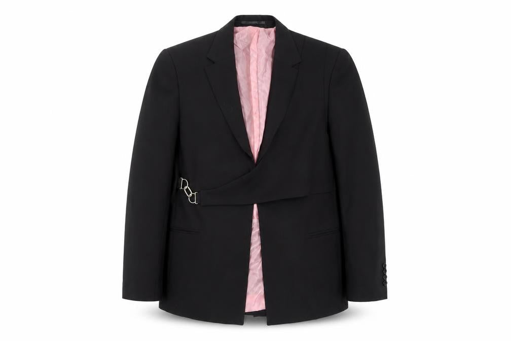 Mens UK Size 38 Boohoo Regular Black Suit Jacket