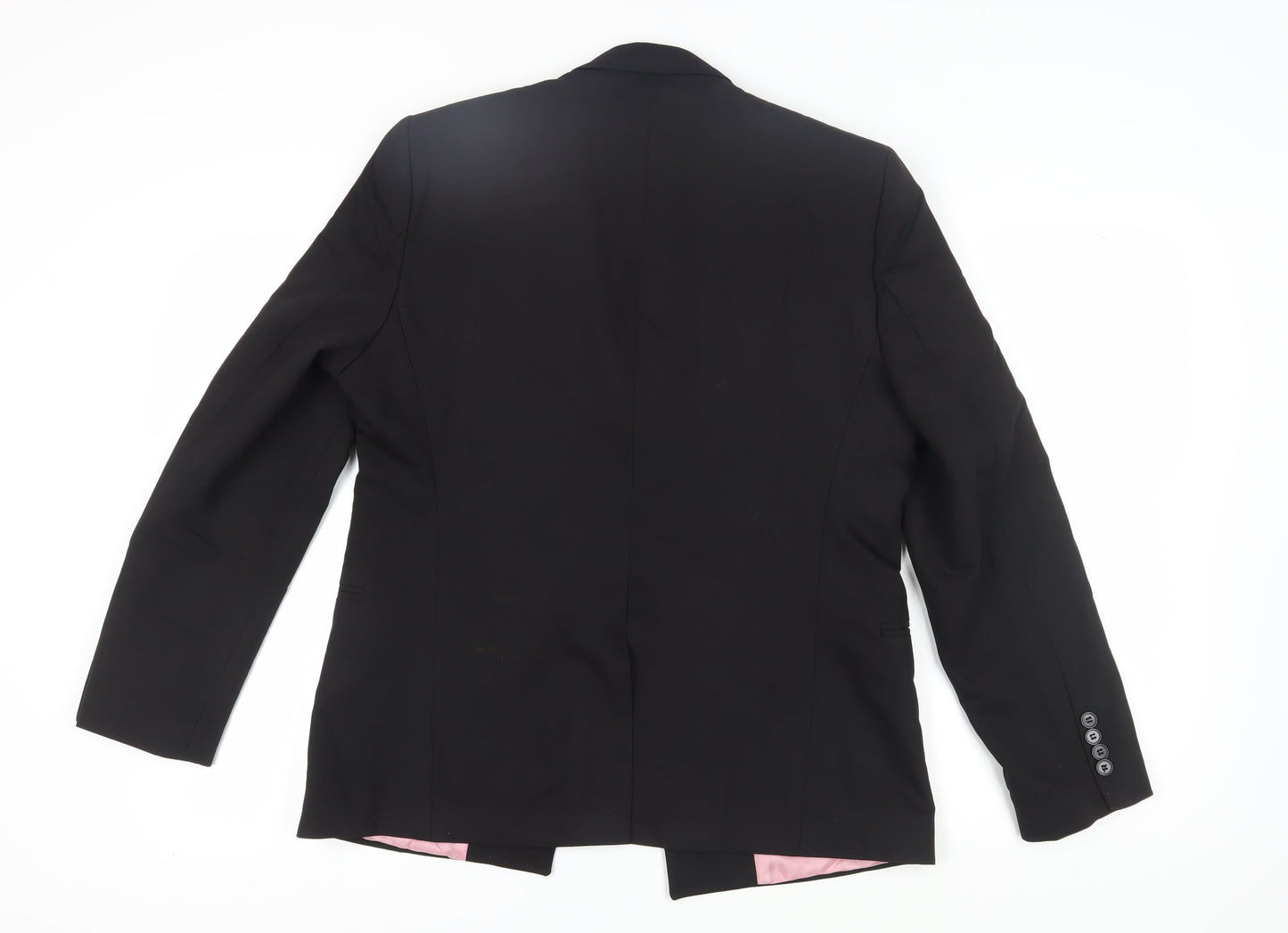 Mens UK Size 38 Boohoo Regular Black Suit Jacket