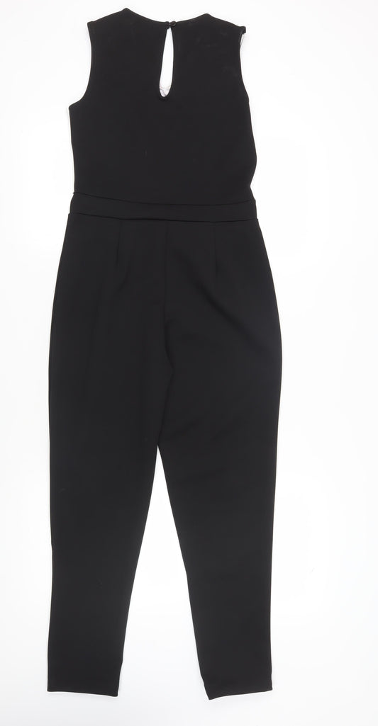 Quiz Women's Black Colourblock Jumpsuit Size 12