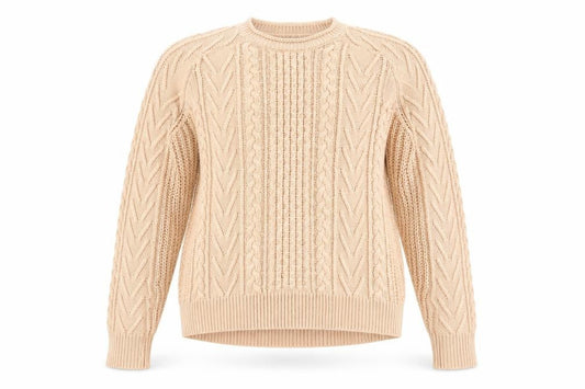 Womens UK Size 12 Pull&Bear Beige Jumper Jumper