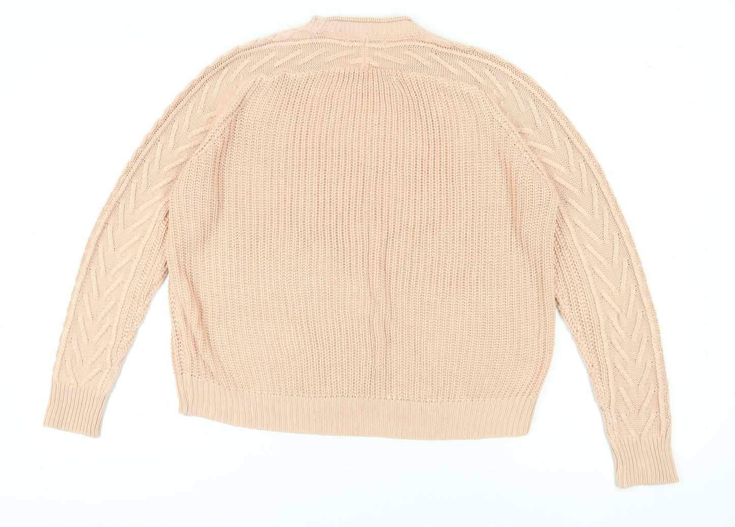Womens UK Size 12 Pull&Bear Beige Jumper Jumper