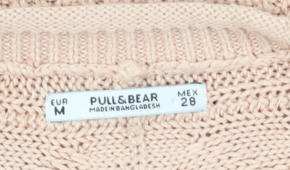 Womens UK Size 12 Pull&Bear Beige Jumper Jumper