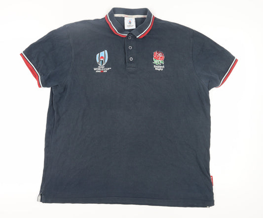 Rugby World Cup Men’s Blue 2XL Polo Shirt