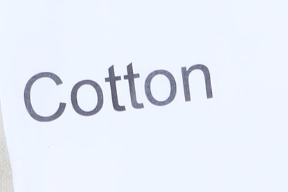 Champion Women's Beige Hoodie Large Cotton Relaxed