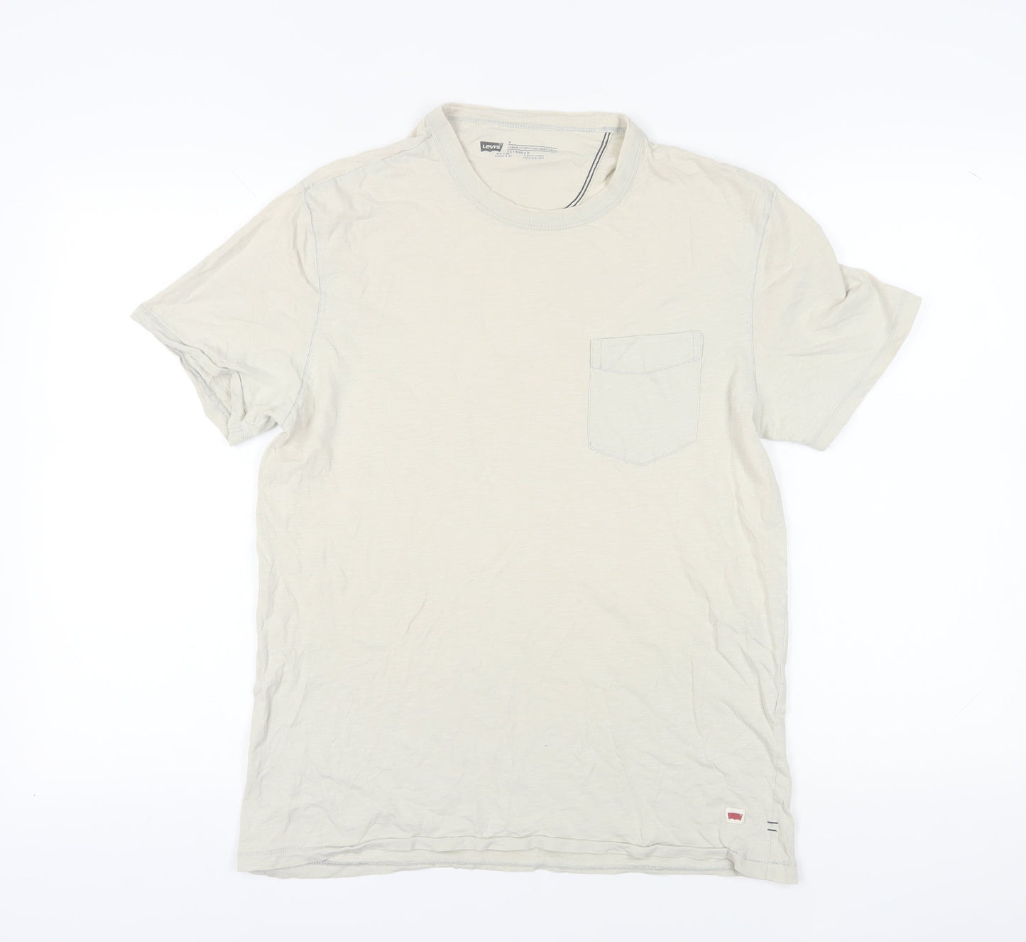 Levi's Men's Beige Regular Fit T-Shirt M
