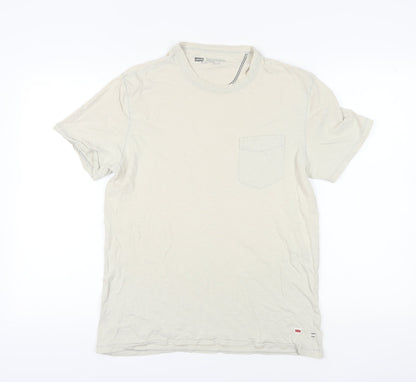 Levi's Men's Beige Regular Fit T-Shirt M