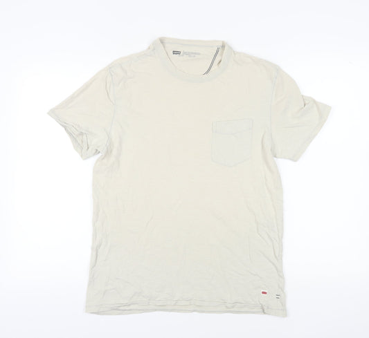Levi's Men's Beige Regular Fit T-Shirt M