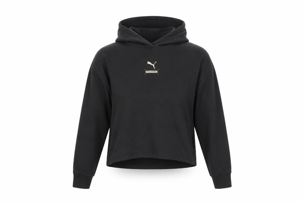 Unisex Adults UK Size S PUMA Black Pullover Hoodie