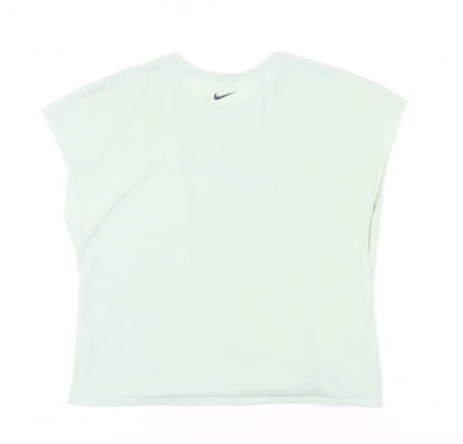 Womens UK Size M Nike Green Basic T-Shirt