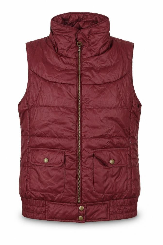 Womens UK Size 12 Blonde + Blonde Red Puffer Jacket