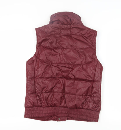 Blonde + Blonde Red Women's Puffer Waistcoat Size 12