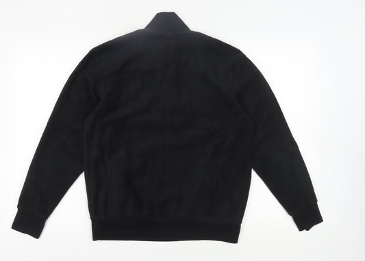 Mens UK Size M Slazenger Black 1/2 Zip Sweatshirt