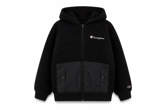 Womens UK Size M Champion Black Puffer Jacket