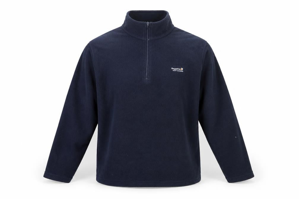 Mens UK Size L Regatta Blue 1/4 Zip Sweatshirt