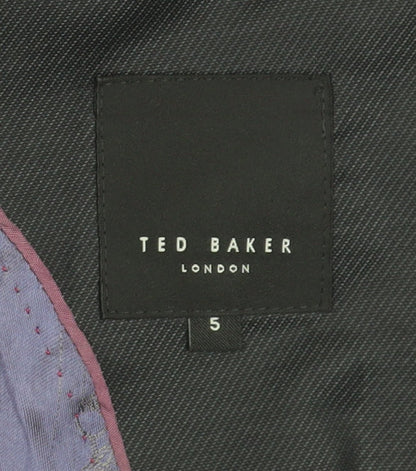 Mens UK Size 5 Ted Baker Regular Black Suit Jacket