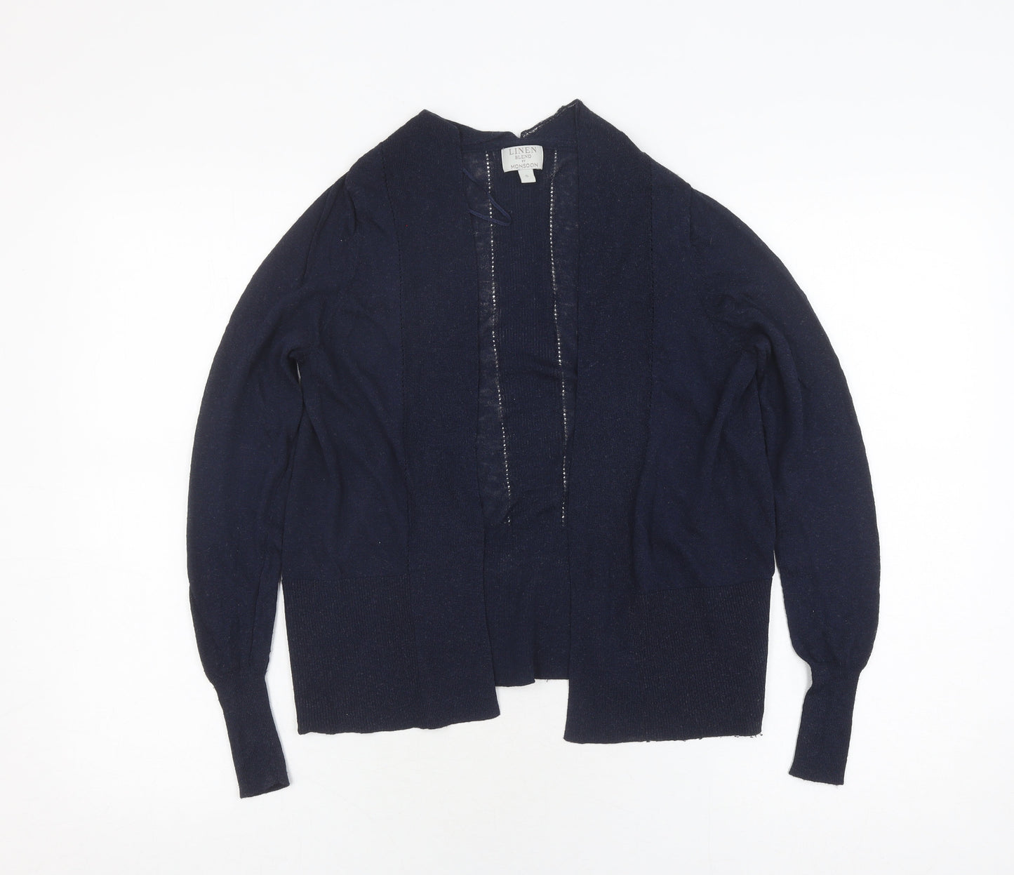 Womens UK Size S Monsoon Blue Cardigan Jumper