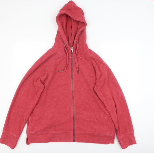 Fat Face Men’s Red Full Zip Hoodie - L