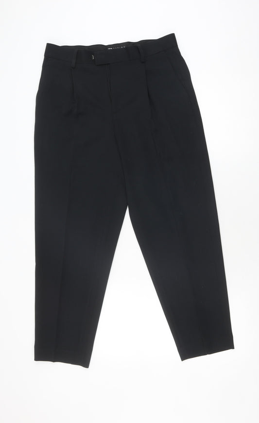 ASOS DESIGN Men's Black Trousers Size M