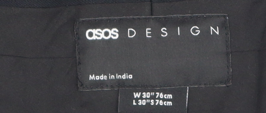 Mens UK Size M ASOS DESIGN   Black Trousers