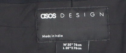 Mens UK Size M ASOS DESIGN   Black Trousers