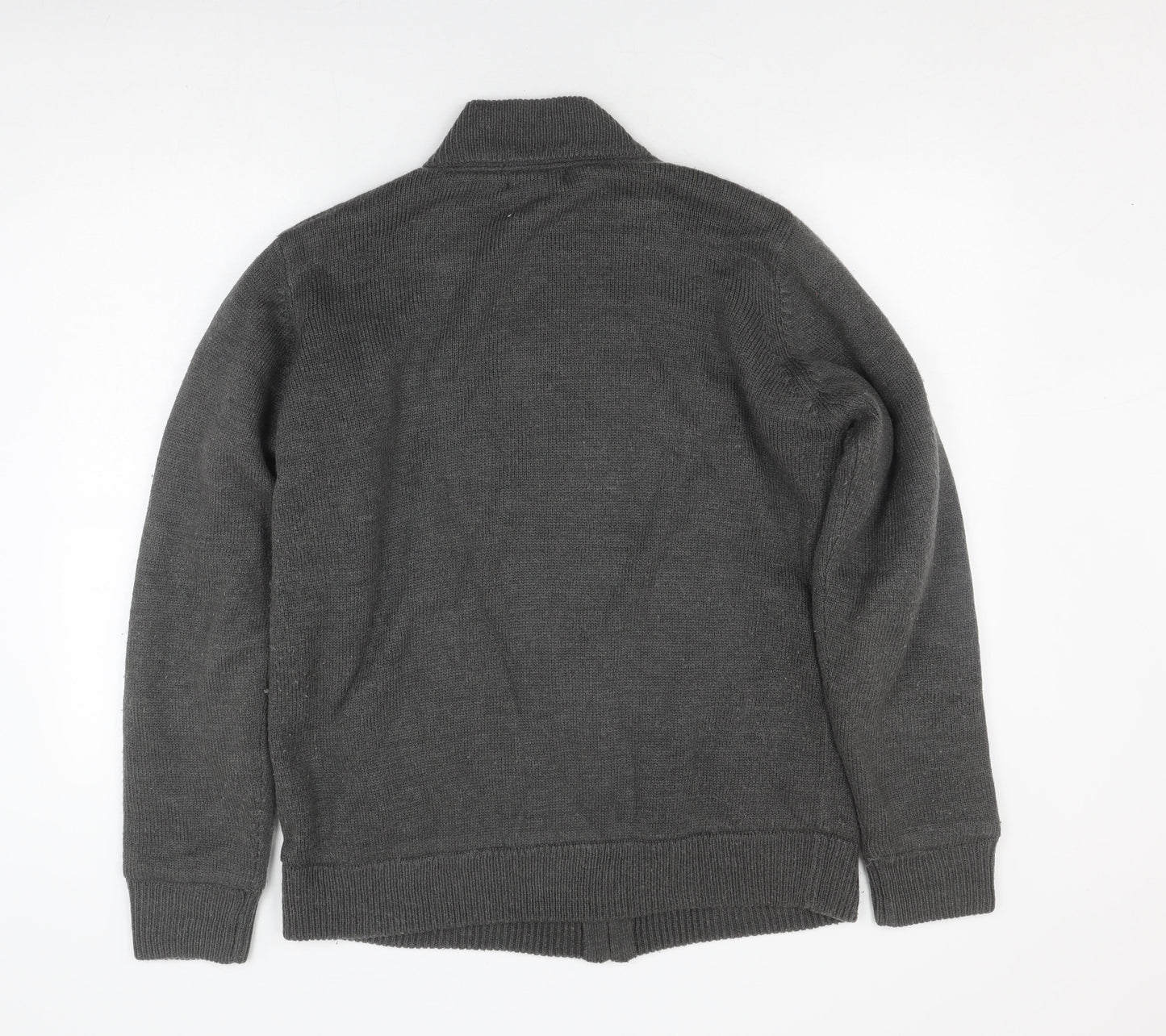 Mens UK Size M James Pringle Grey Bomber Jacket