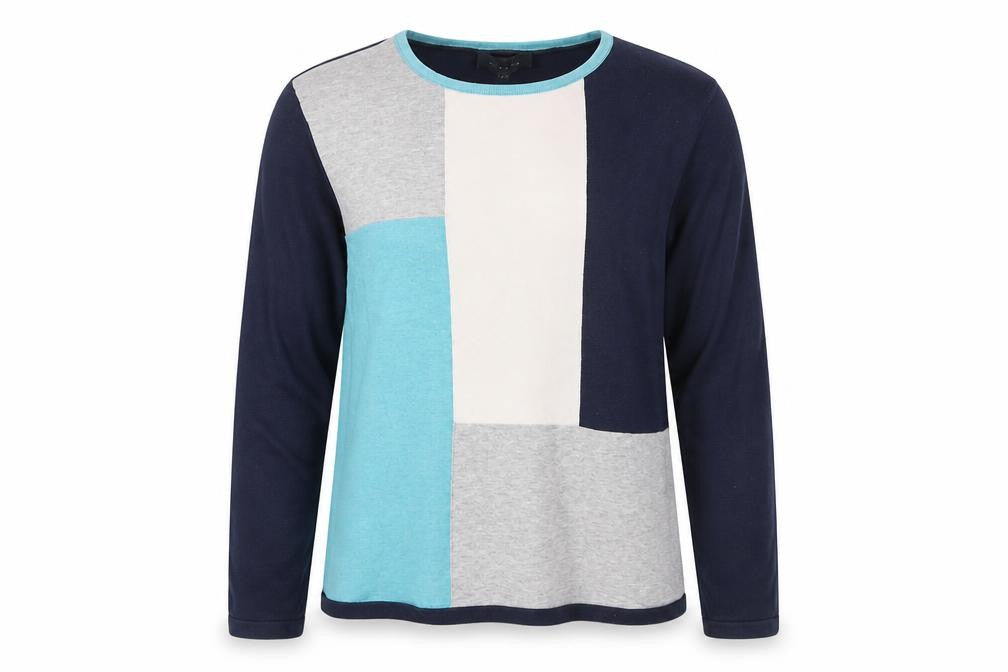 Womens UK Size L Viyella Multicoloured Pullover Jumper