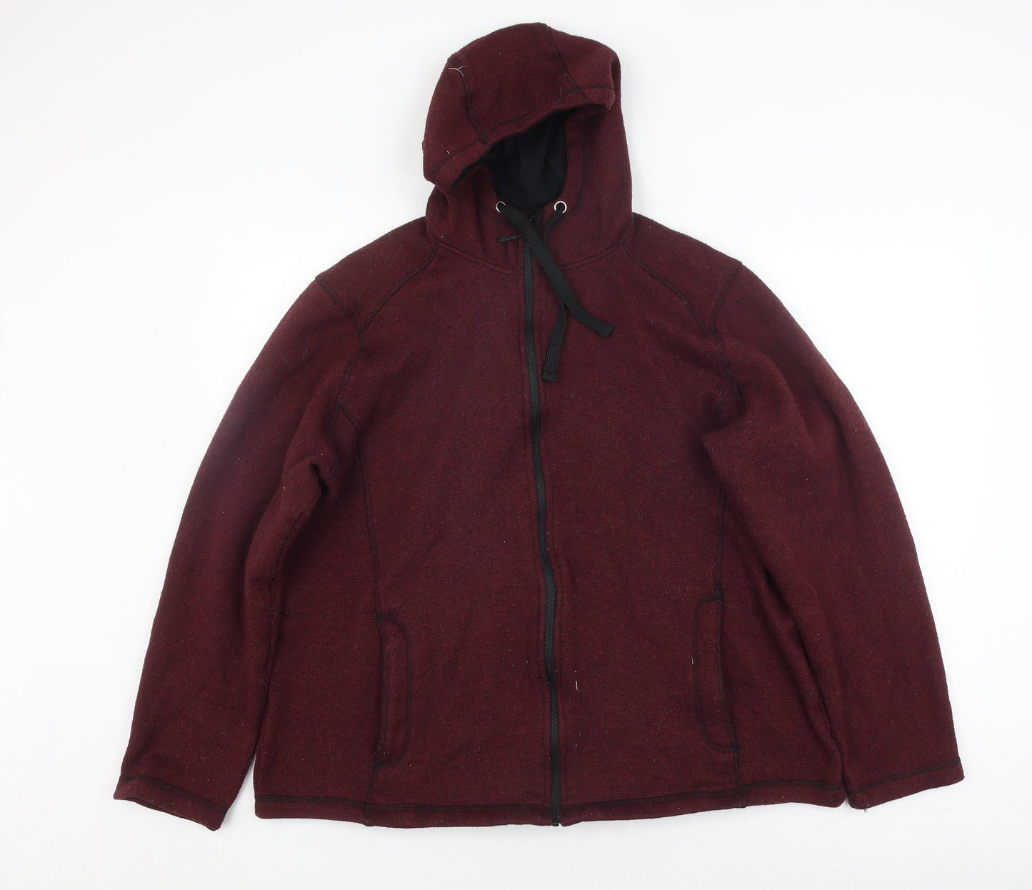 Mens UK Size XL Livergy Red Hooded