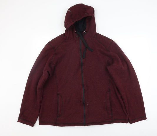 Mens UK Size XL Livergy Red Hooded