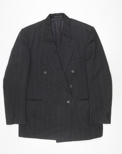 Mens UK Size 42 Burton Regular Black Suit Jacket