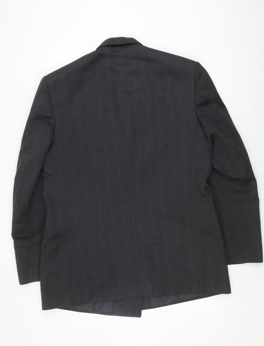 Mens UK Size 42 Burton Regular Black Suit Jacket