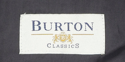 Mens UK Size 42 Burton Regular Black Suit Jacket