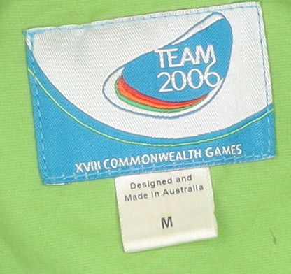 Team 2006 Blue Unisex Rain Jacket M Sports Logo