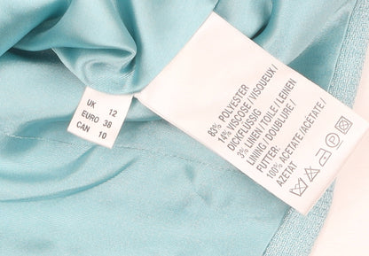 Jacques Vert Women's Blue Beaded Blazer, Size 12