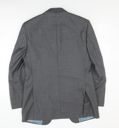 Mens UK Size 40 Marks and Spencer Regular Black Suit Jacket